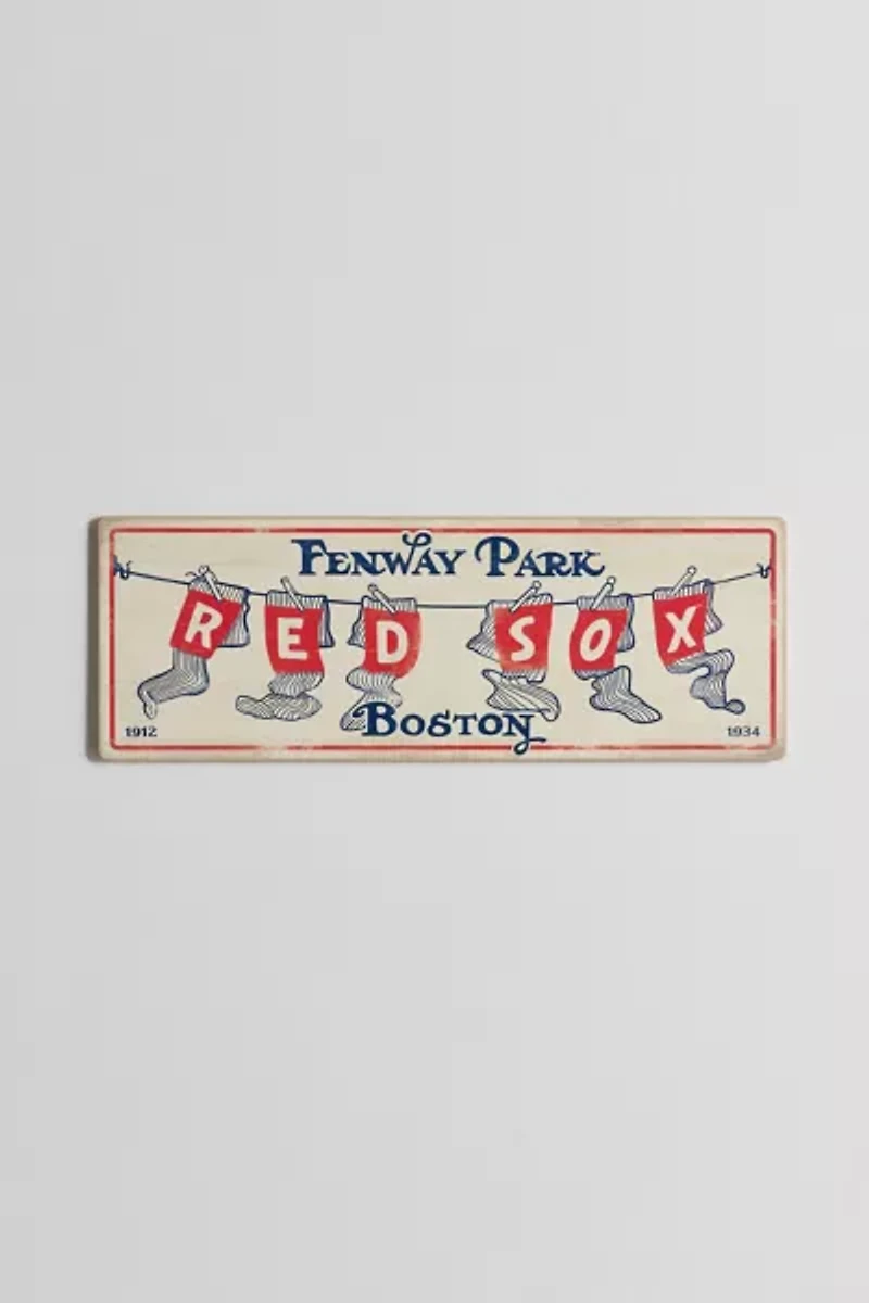 MLB Boston Red Sox Wood Wall Sign