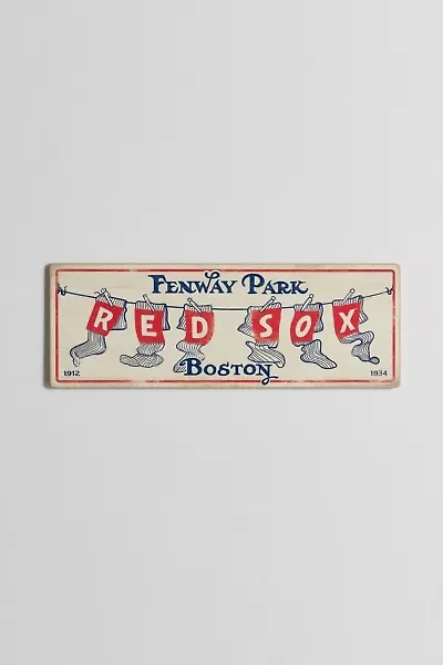 MLB Boston Red Sox Wood Wall Sign