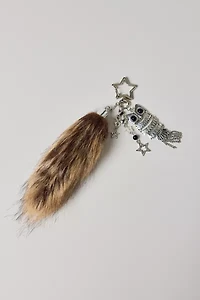 Good Luck Faux Fur Keychain