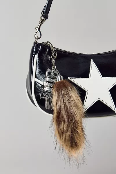 Good Luck Faux Fur Keychain