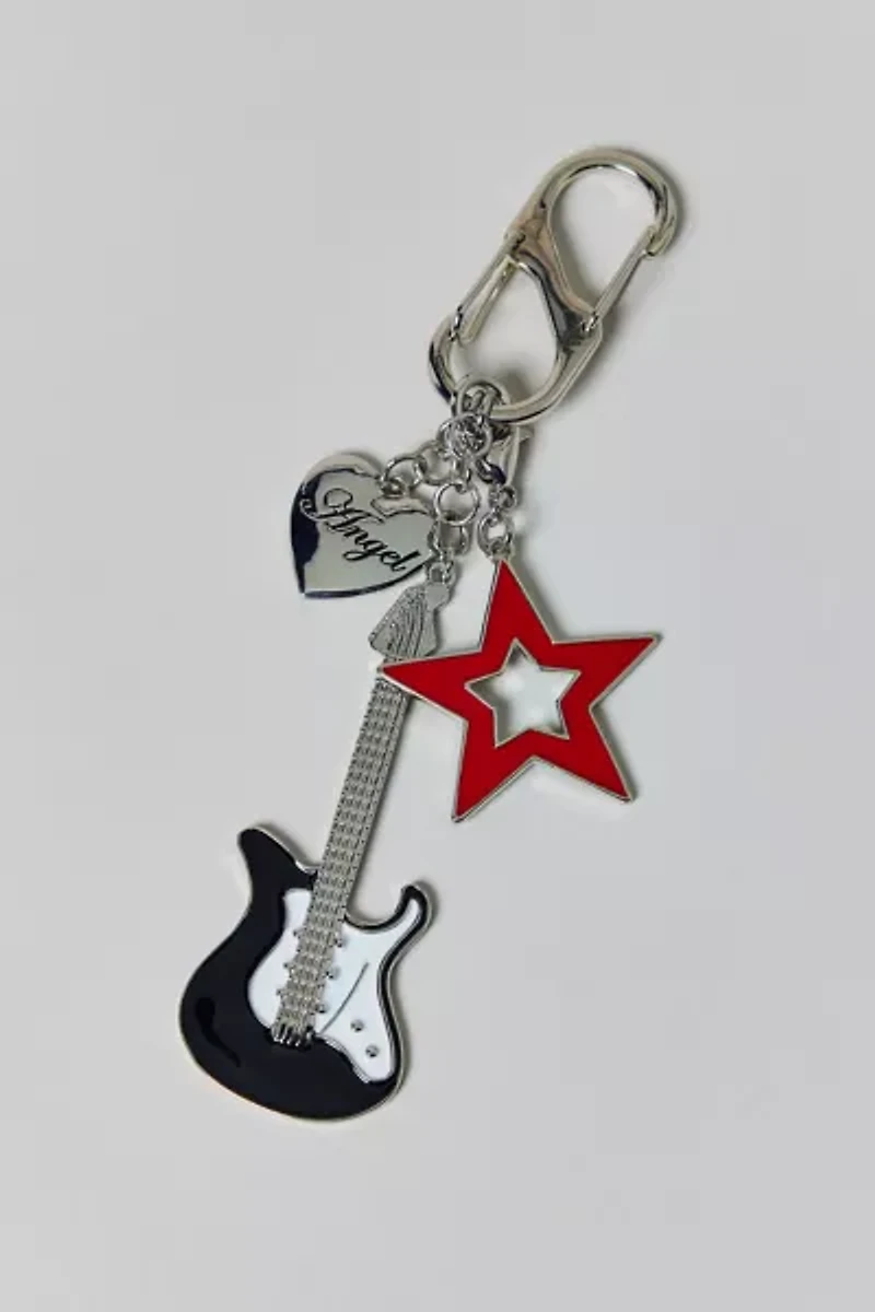 Rockstar Guitar Keychain
