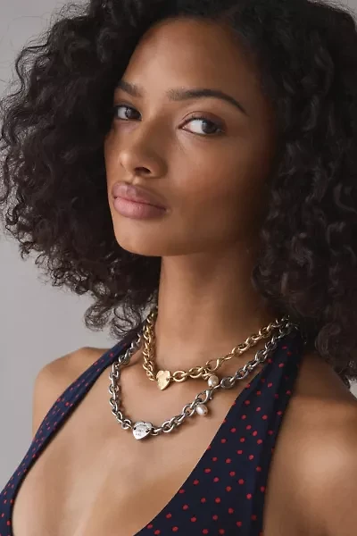 Eleanor Heart Lariat Necklace