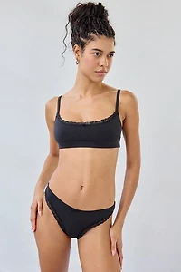 Organic Basics Flex Lace Trim Scoop Bralette
