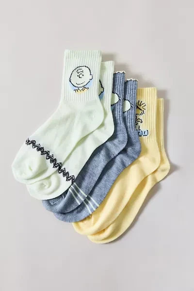 Peanuts Snoopy & Friends Crew Sock 3-Pack