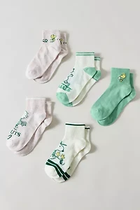 Peanuts Woodstock & Snoopy Ankle Sock 5-Pack