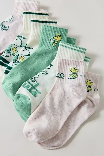 Peanuts Woodstock & Snoopy Ankle Sock 5-Pack