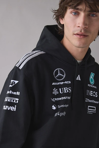 adidas Mercedes AMG Petronas Formula One Team Graphic Hoodie Sweatshirt