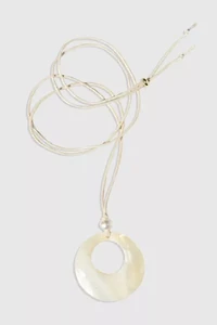 Gemini Jewels Kalani Circle Shell Necklace