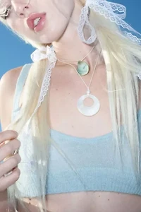 Gemini Jewels Kalani Circle Shell Necklace
