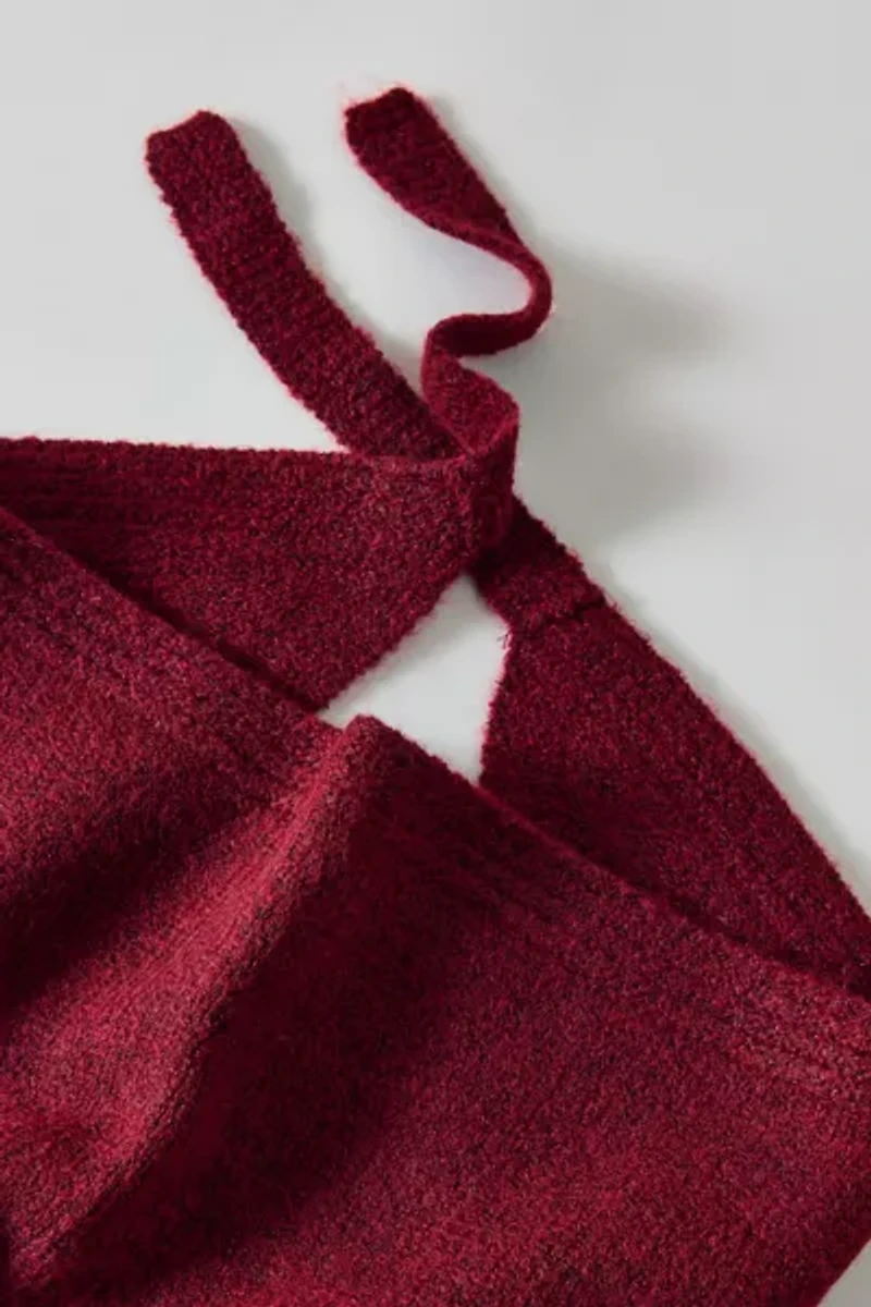 Triangle Knit Tie Scarf