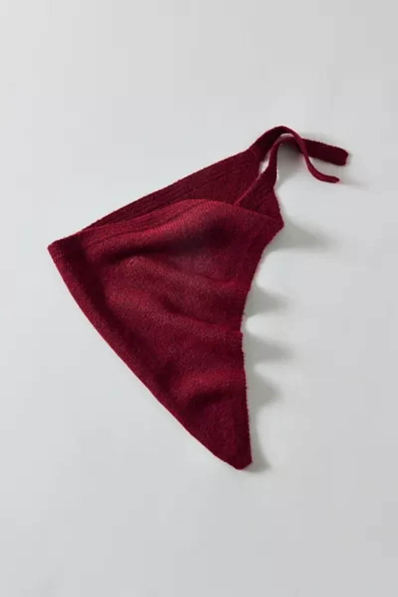 Triangle Knit Tie Scarf