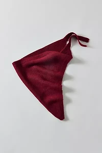Triangle Knit Tie Scarf