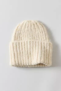 Chunky Ribbed Knit Beanie