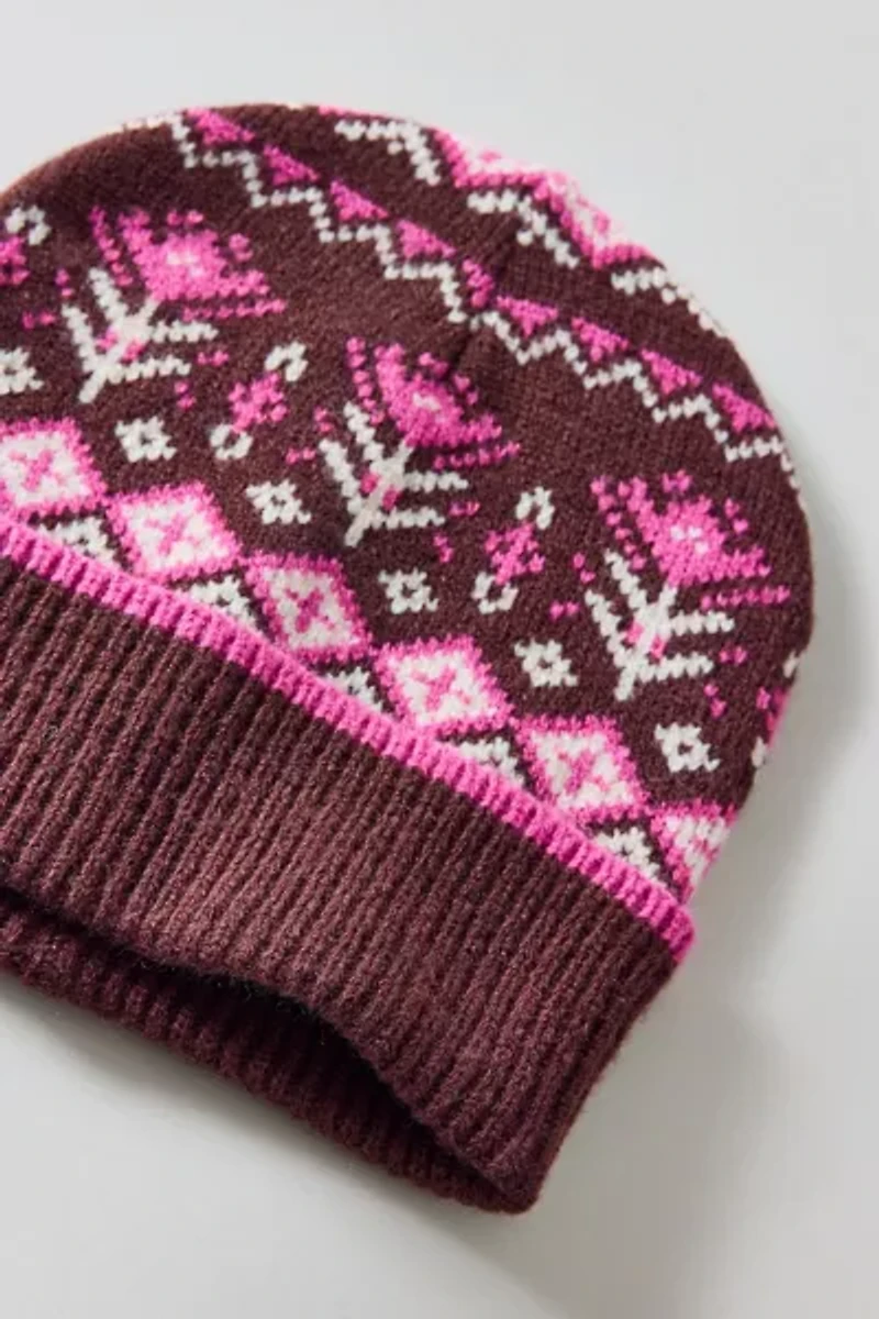 Fair Isle Knit Beanie