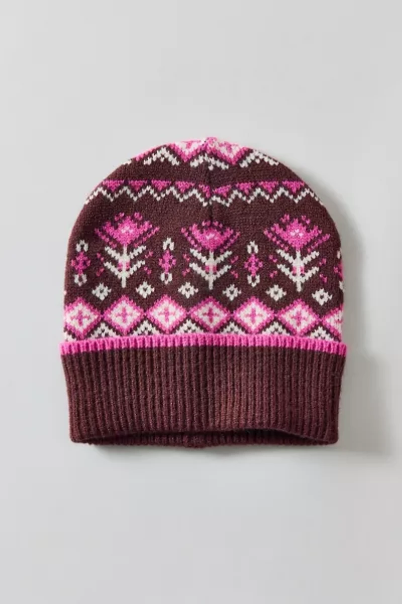Fair Isle Knit Beanie