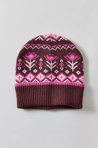 Fair Isle Knit Beanie