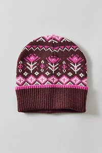 Fair Isle Knit Beanie