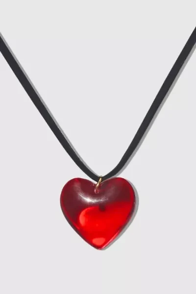 Gemini Jewels Mimi Glass Heart Necklace