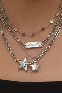 Gemini Jewels Stargirl Layered Necklace