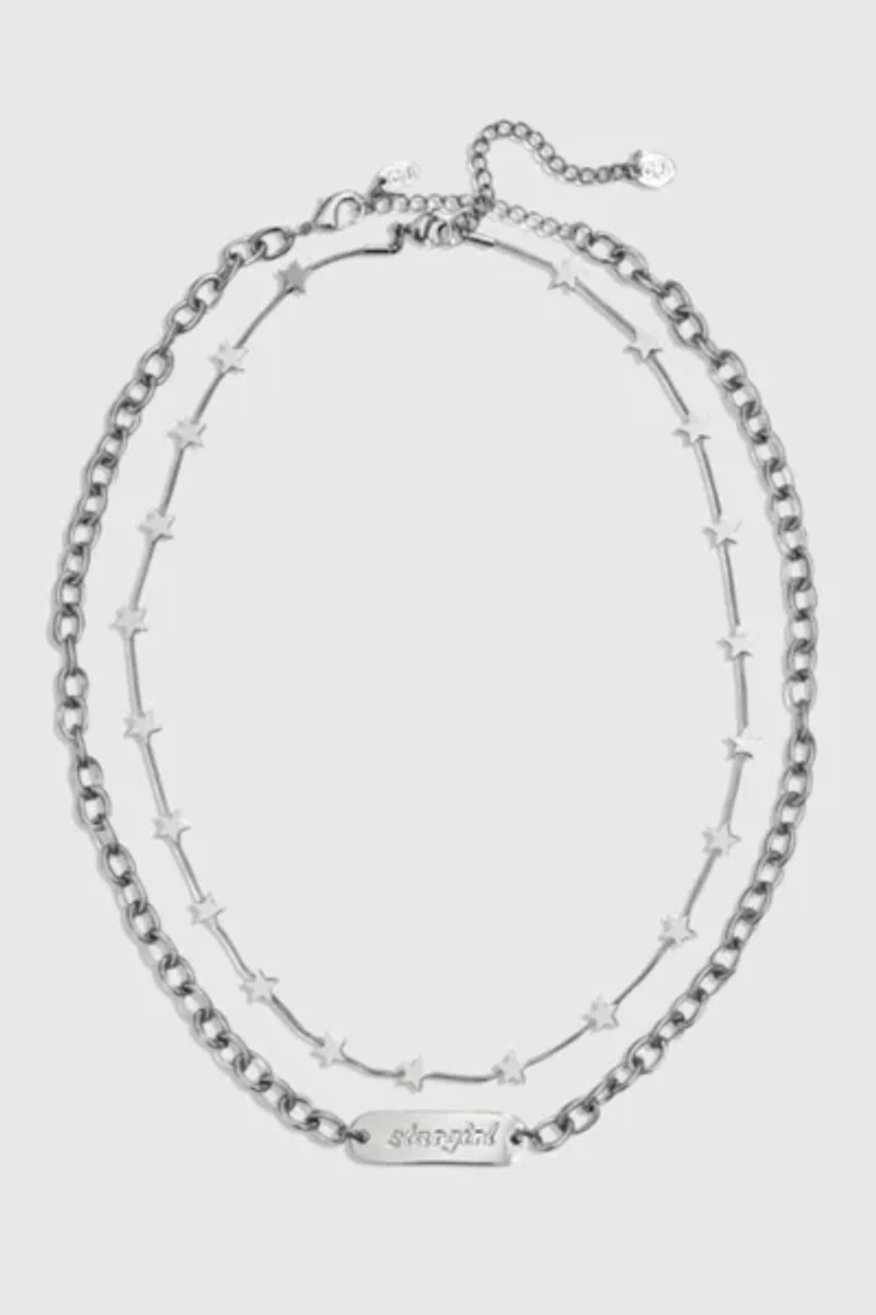 Gemini Jewels Stargirl Layered Necklace