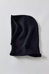 Rolled Knit Hood