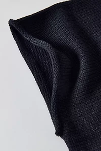 Rolled Knit Hood
