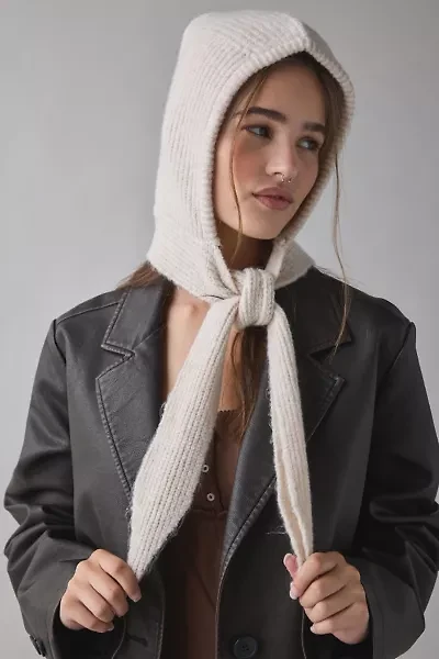 Knit Scarf Bonnet