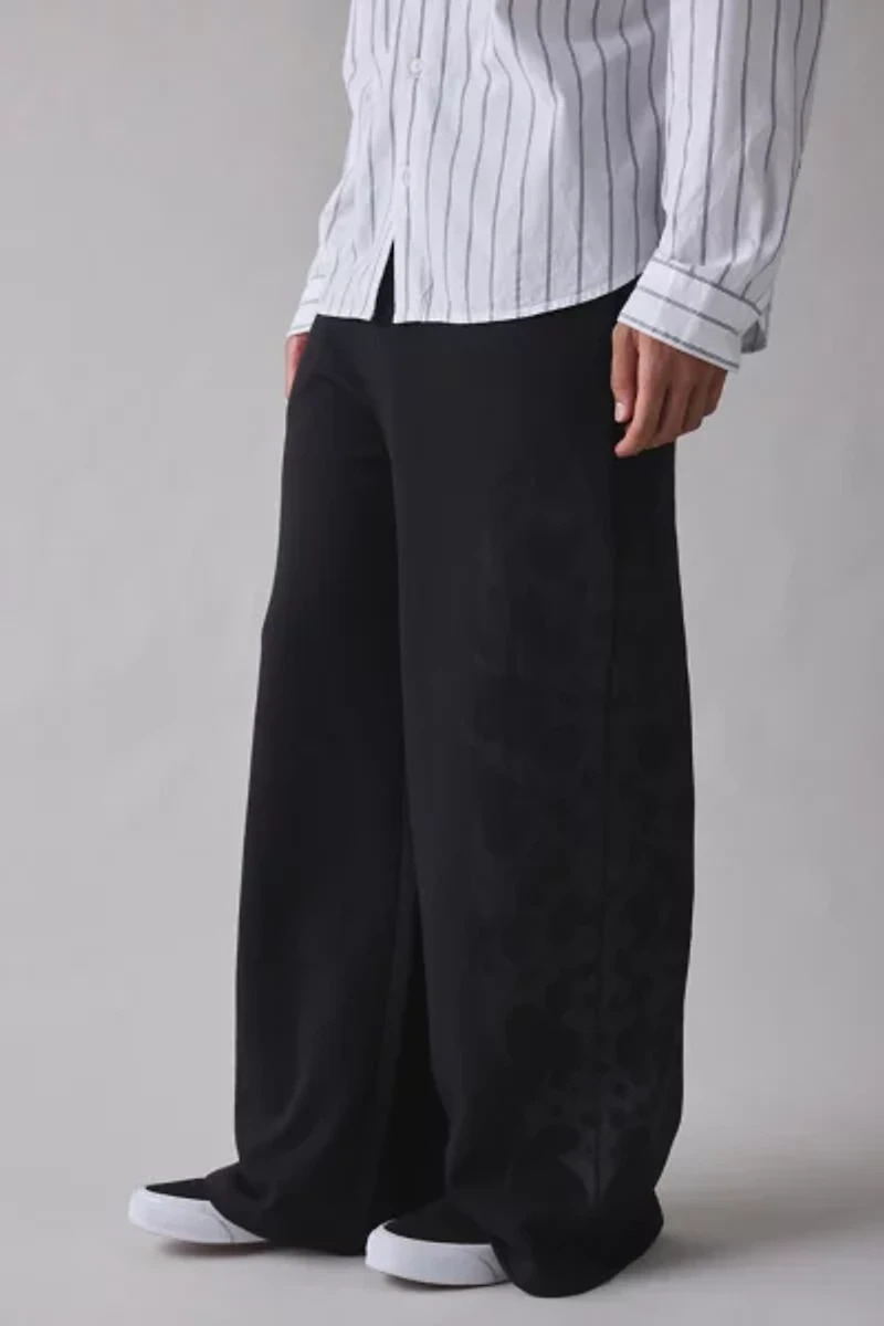 UO Cyber Graphic Wide Leg Sweatpant