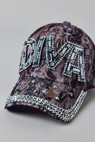 Vintage By UO Rhinestone Studded Hat