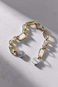 Philippa Mixed Metal Chunky Chain Bracelet