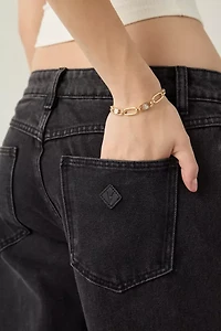 Philippa Mixed Metal Chunky Chain Bracelet