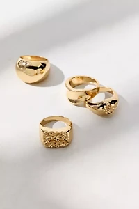 Felicity Floral Metal Ring Set