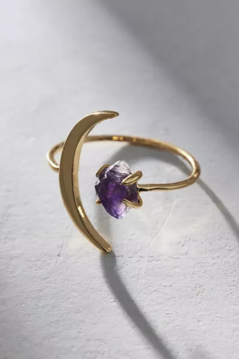 Lunar Moon Gem Ring