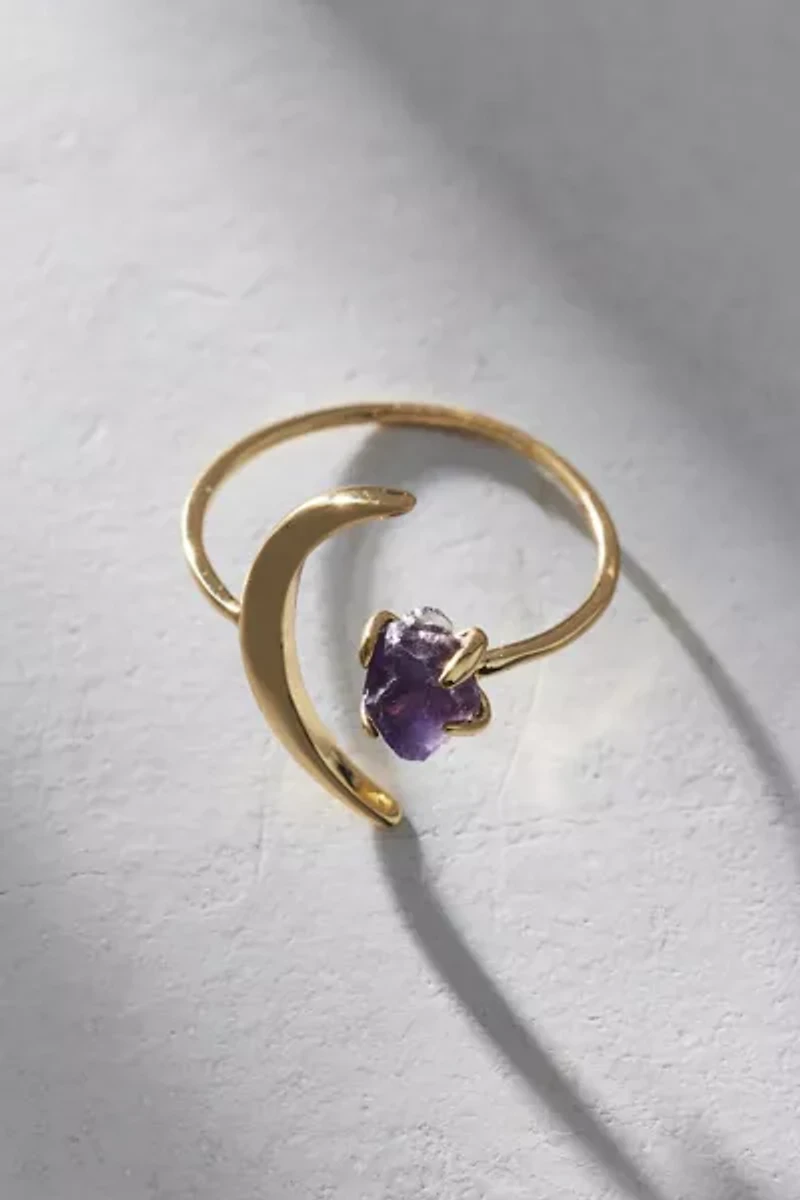 Lunar Moon Gem Ring
