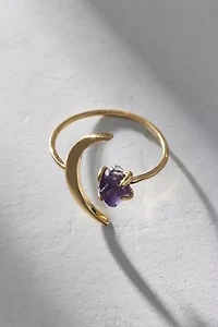 Lunar Moon Gem Ring