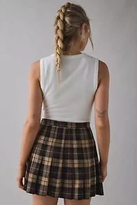Vintage By UO Plaid Mini Skirt