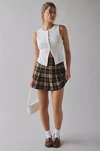 Vintage By UO Plaid Mini Skirt