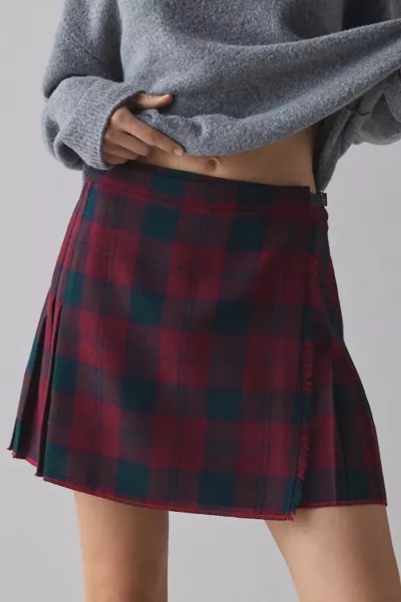 Vintage By UO Plaid Mini Skirt