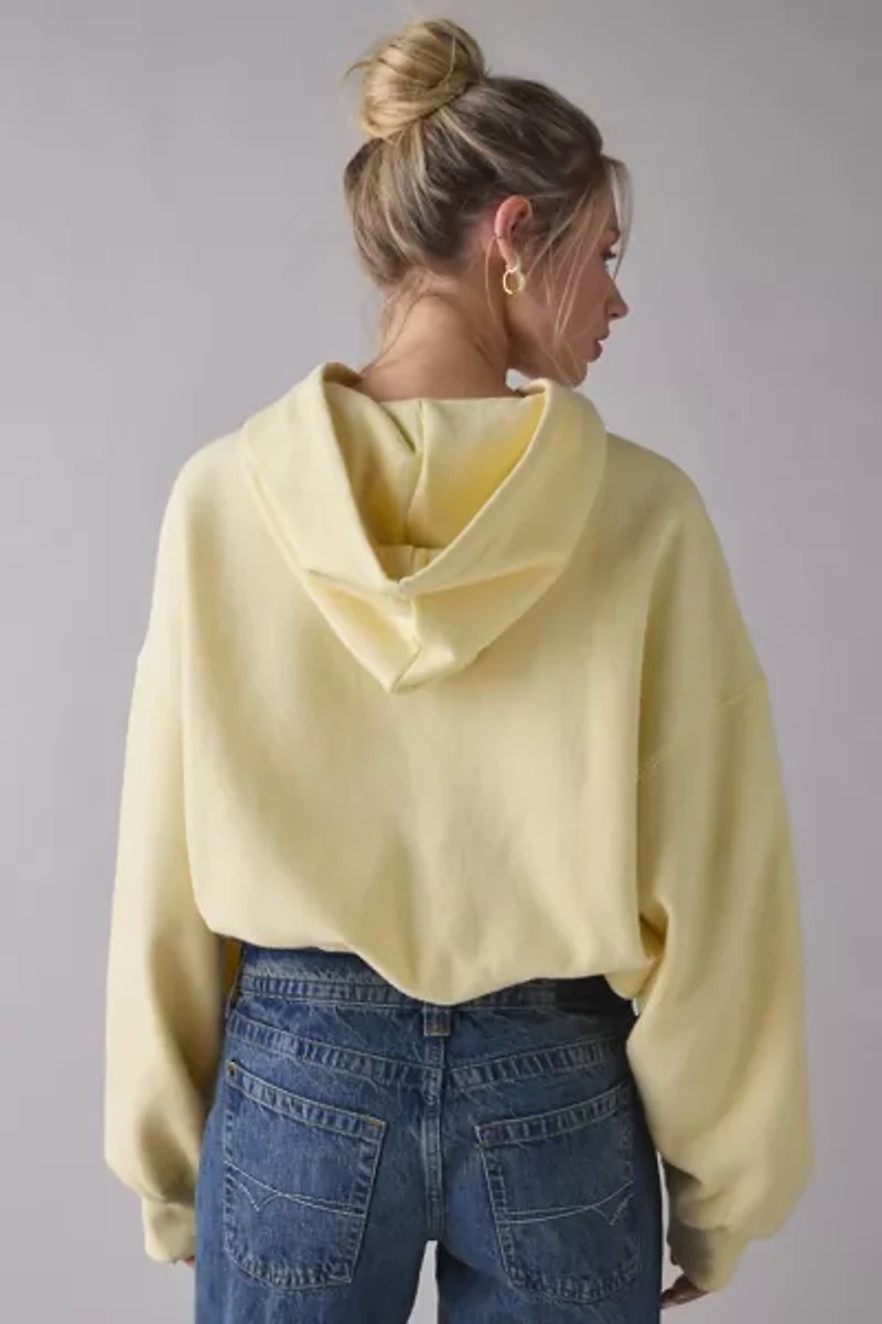 Out From Under Try Me Chaotic Applique Graphic Bubble Hoodie Sweatshirt