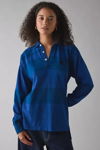 ReMADE By UO Overdyed Oversized Rugby Shirt