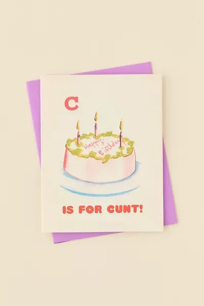 C Is For Birthday Card