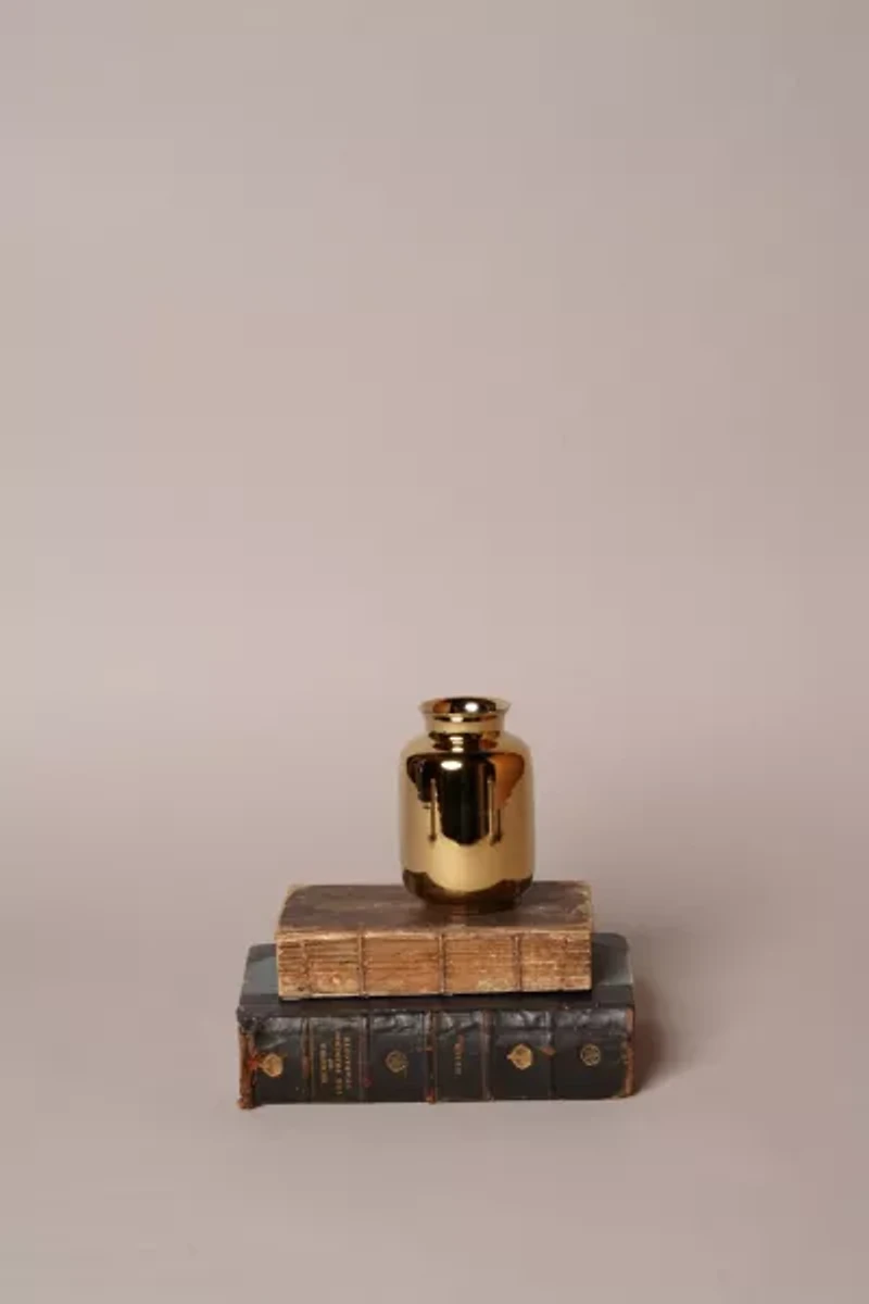 Middle Kingdom Miniature Metallic Milk Jar Vase