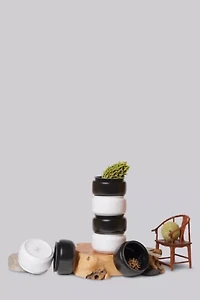 Middle Kingdom Miniature Porcelain Persimmon Vase
