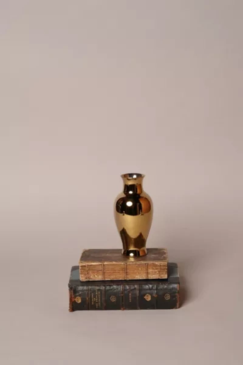 Middle Kingdom Miniature Metallic Pear Vase