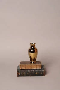 Middle Kingdom Miniature Metallic Pear Vase