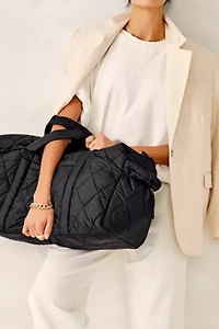 Vera Bradley Quilted Nylon Large Duffel Bag