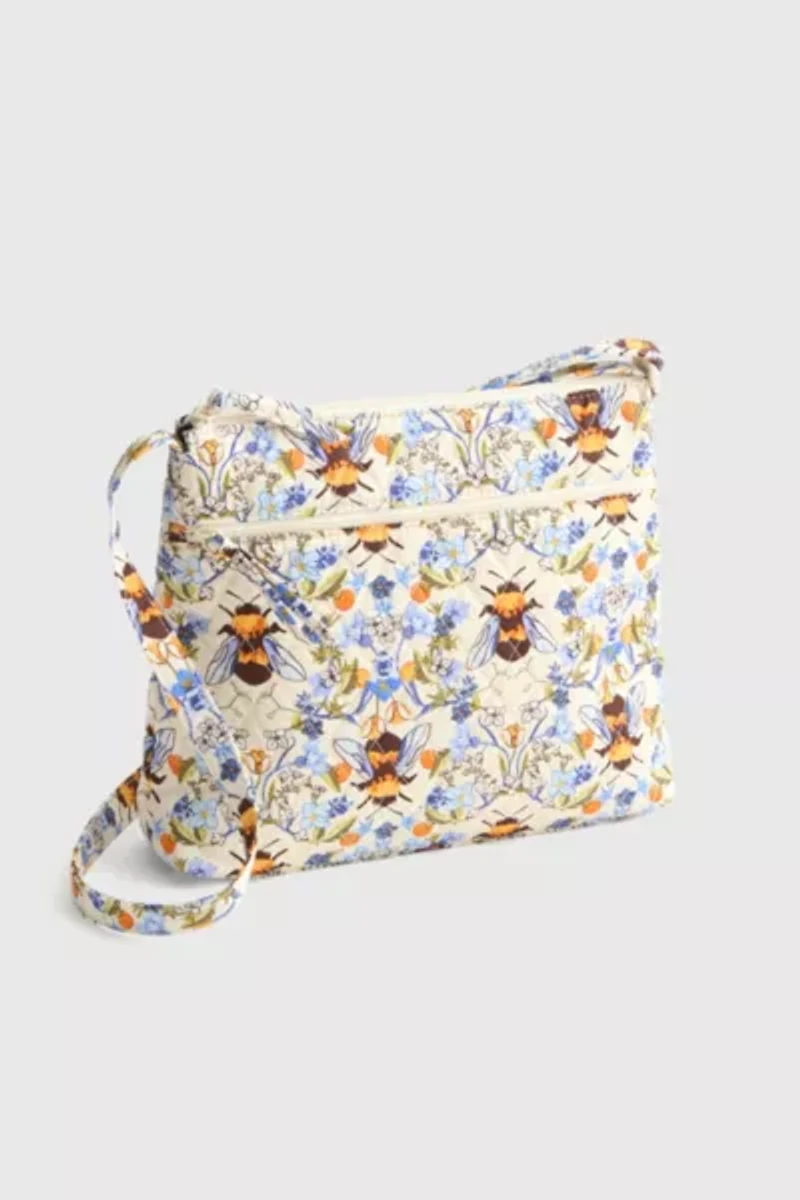 Vera Bradley Quilted Cotton Zip Hipster Bag