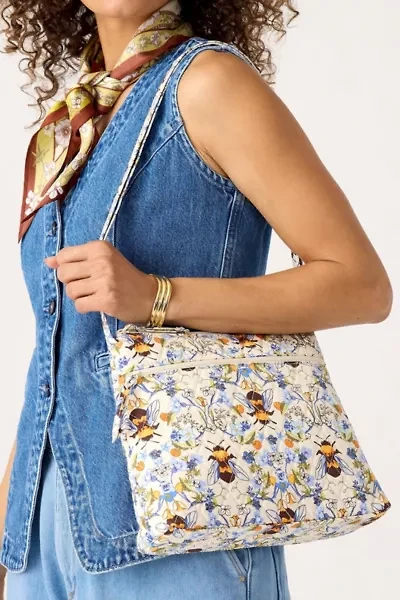 Vera Bradley Quilted Cotton Zip Hipster Bag