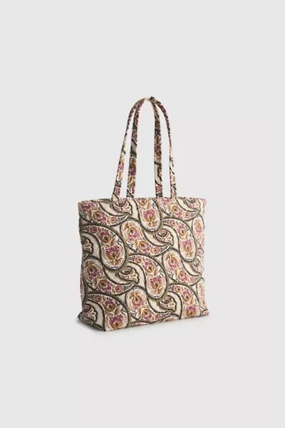 Vera Bradley Quilted Cotton Zip Tote Bag