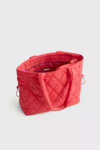 Vera Bradley Quilted Nylon Zip Tote Bag
